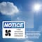 Signmission Radiation & Laser Sign, 10 in H x 14 in W, Vinyl Decal, Rectangle OS-2PACK-NS-D-1014-L-19082 - alternate 4